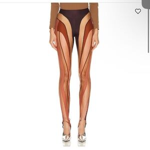 Mugler illusion legging